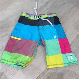 Boys size 10 Slim Hurley Swim Trunks